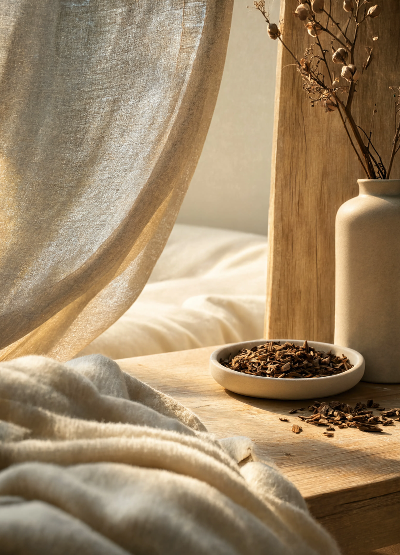 Fondo — Madera y almizcle