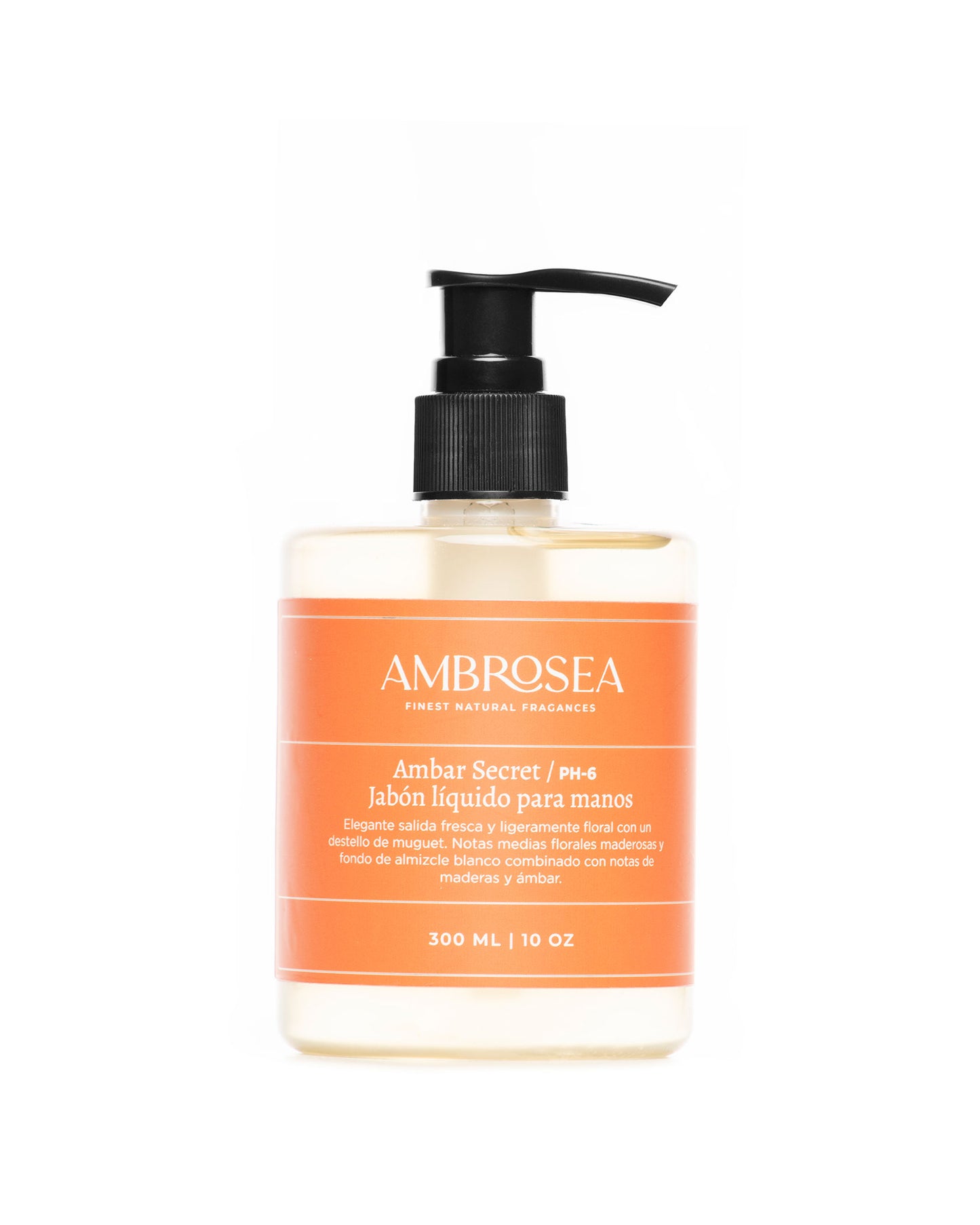 Jabón líquido para manos | Ambar Secret (aroma MADEROSO Y DULCE)