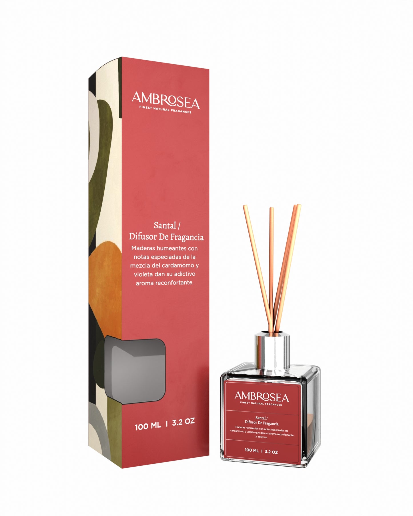 Difusor de fragancias | Santal (aroma MADEROSO HUMEANTE) 100 ml