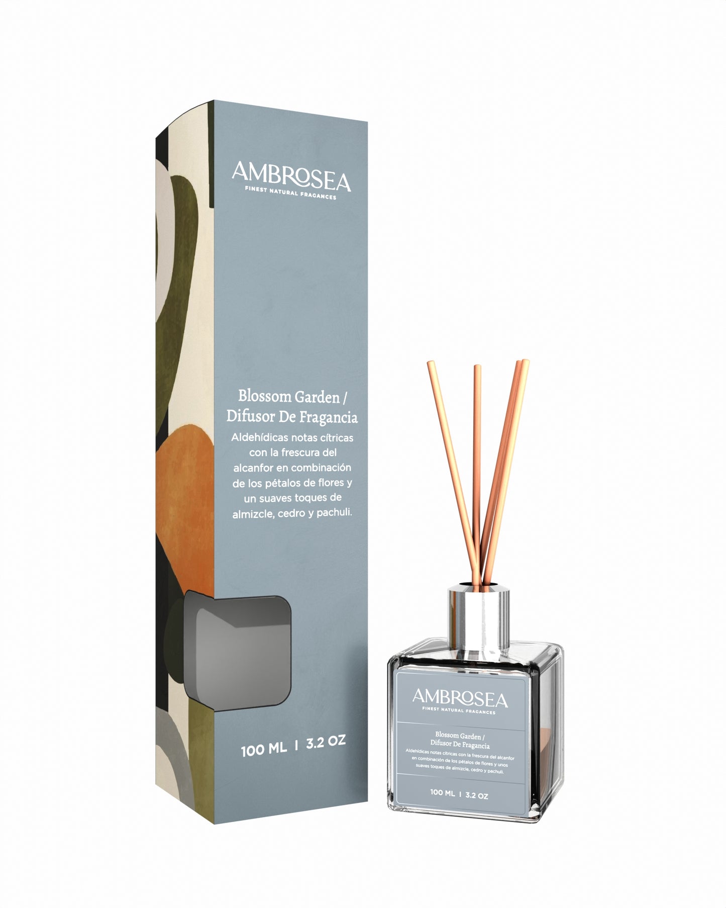 Difusor de fragancias | Blossom Garden (aroma HERBAL Y MADEROSO) 100 ml