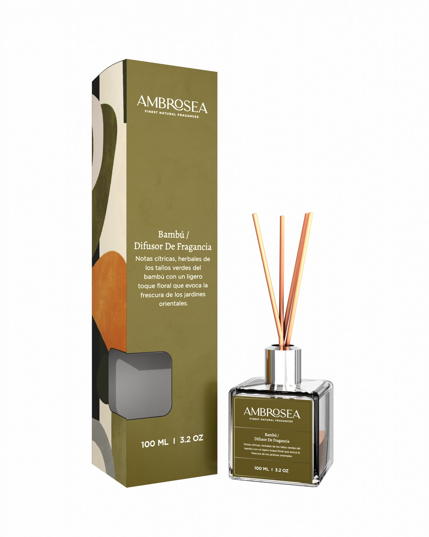 Difusor de fragancias | Bambú (aroma CÍTRICO) 100 ml