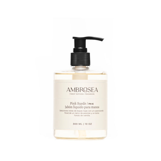 Jabón líquido para manos | Pink Suede (aroma DULCE) 300 ML