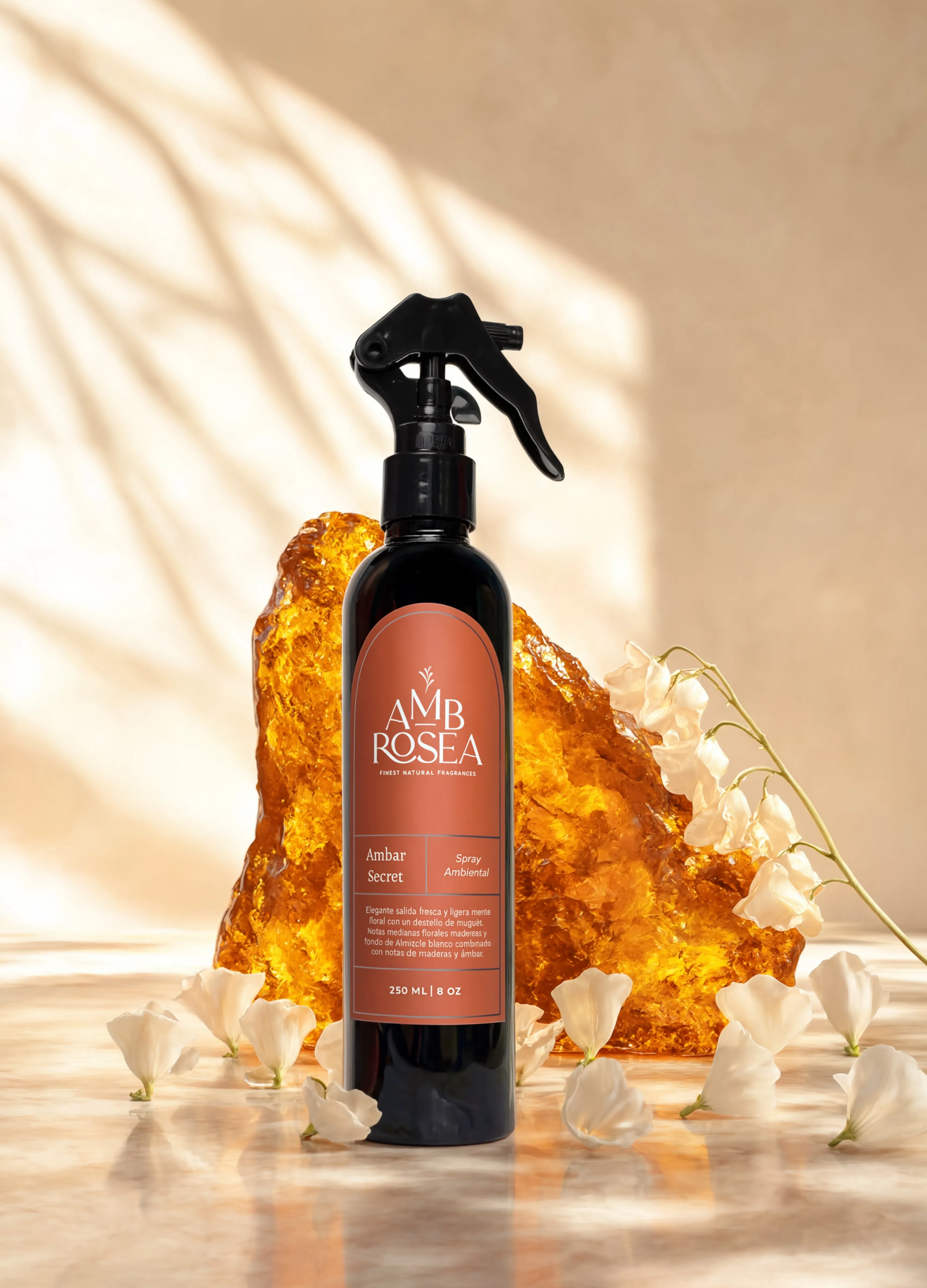 Spray ambiental | Ambar Secret (aroma MADEROSO Y DULCE)
