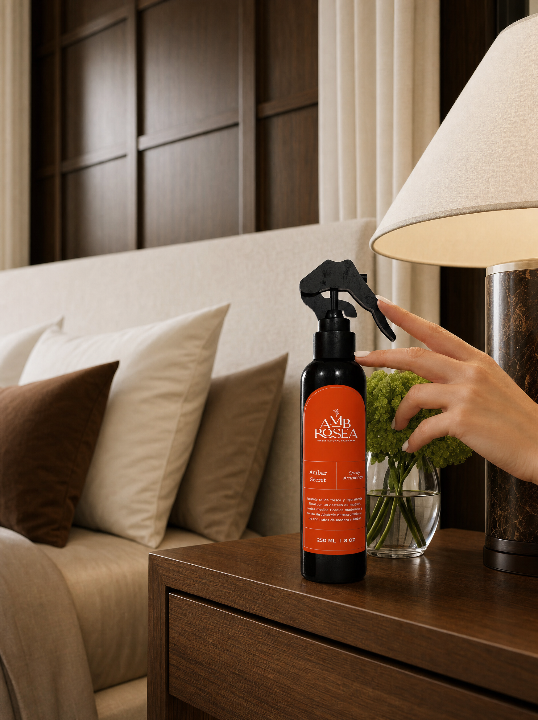 Spray ambiental | Ambar Secret (aroma MADEROSO Y DULCE)