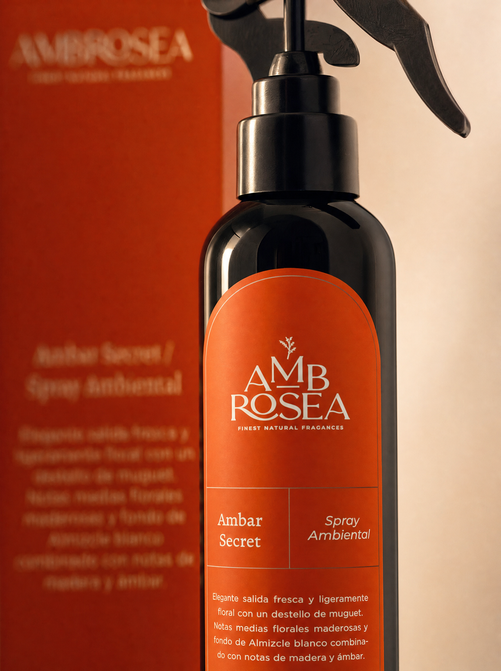 Spray ambiental | Ambar Secret (aroma MADEROSO Y DULCE)