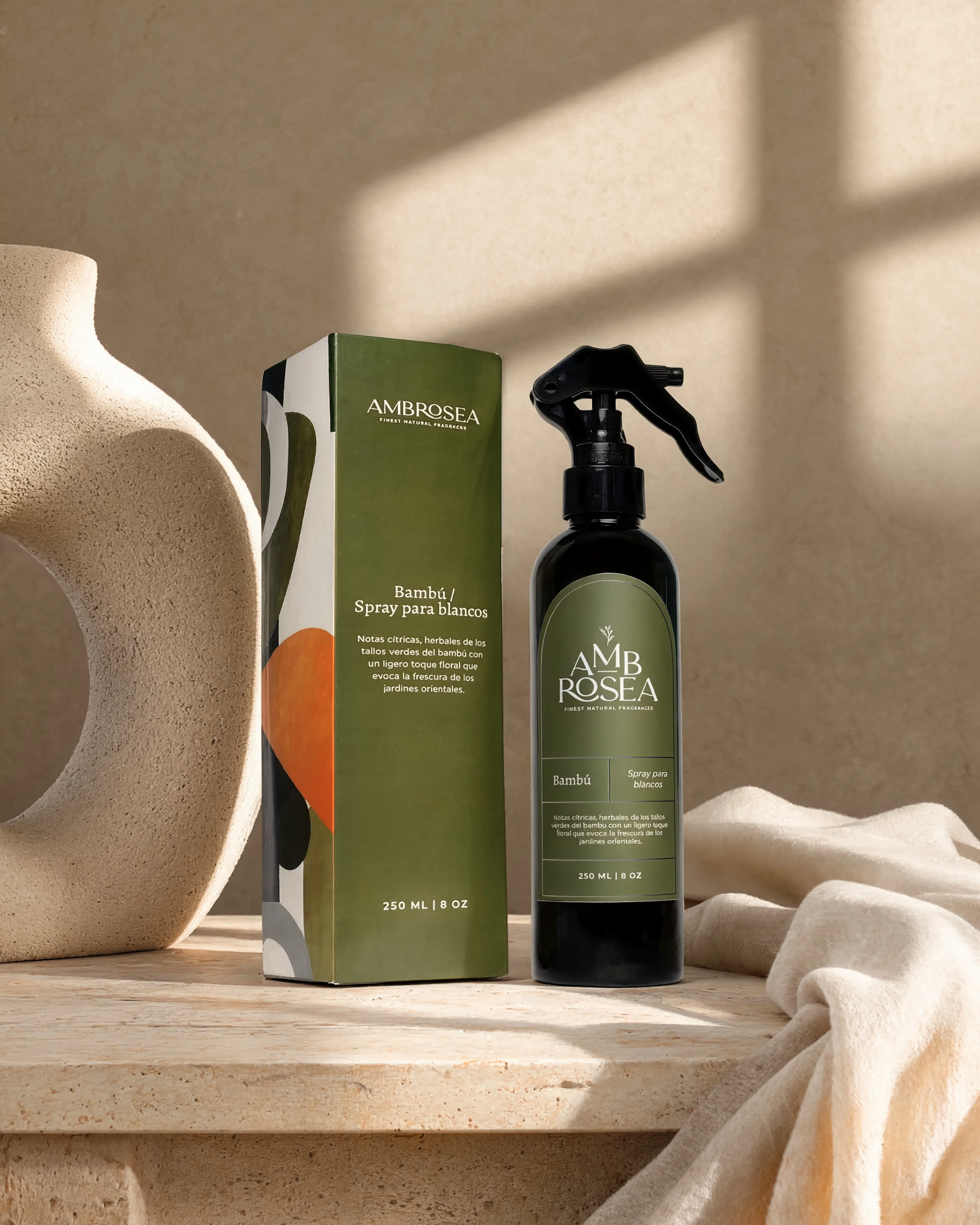 Spray para blancos | Bambú (aroma CÍTRICO)