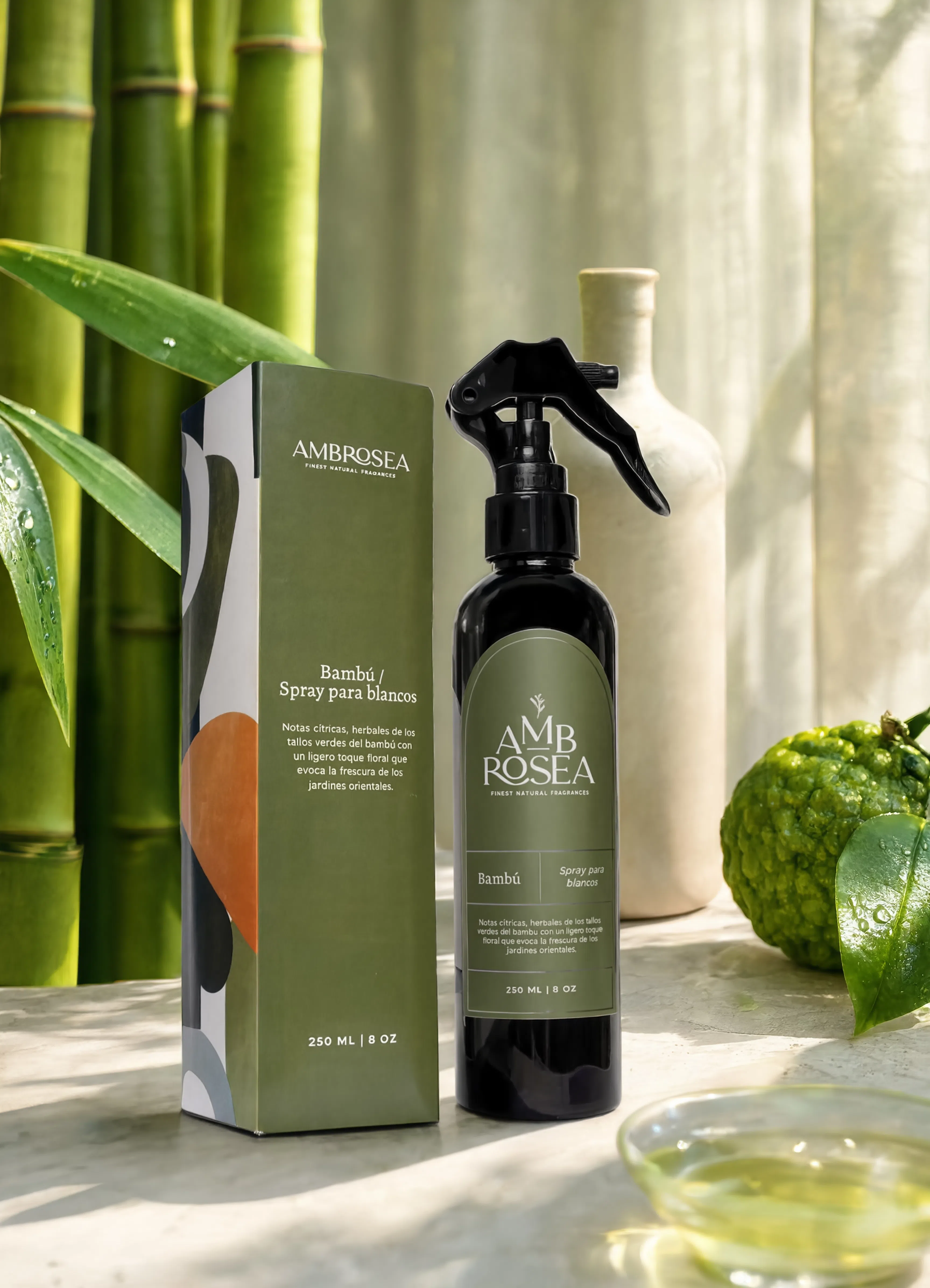 Spray para blancos | Bambú (aroma CÍTRICO)