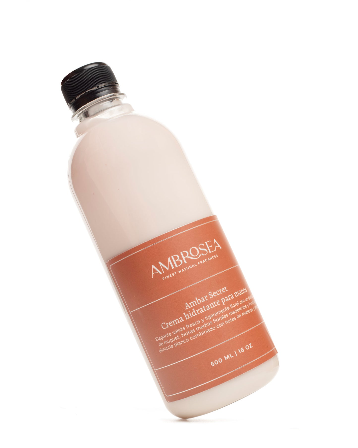 Crema para manos | Ambar Secret (aroma MADEROSO Y DULCE) 500 ml