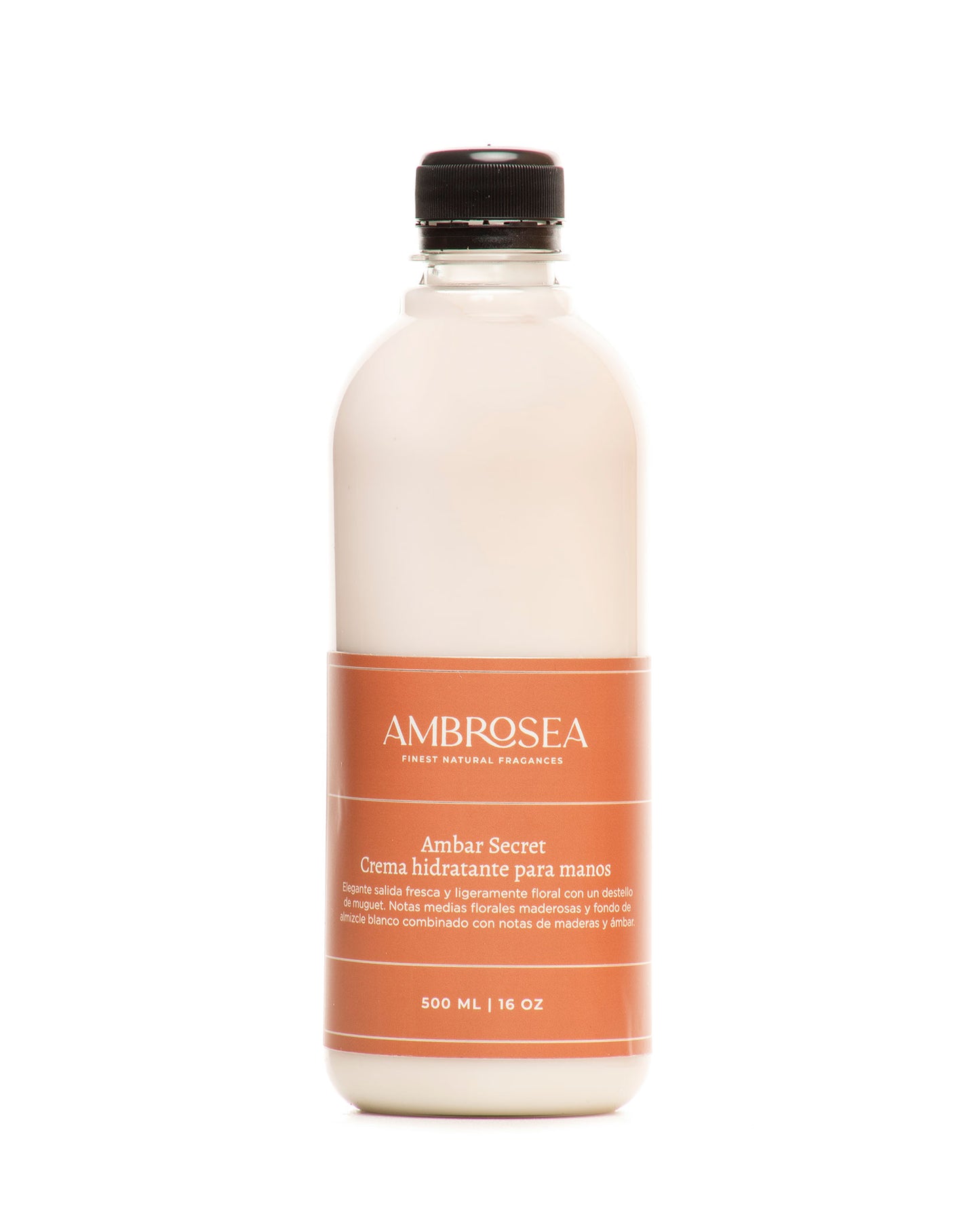 Crema para manos | Ambar Secret (aroma MADEROSO Y DULCE) 500 ml