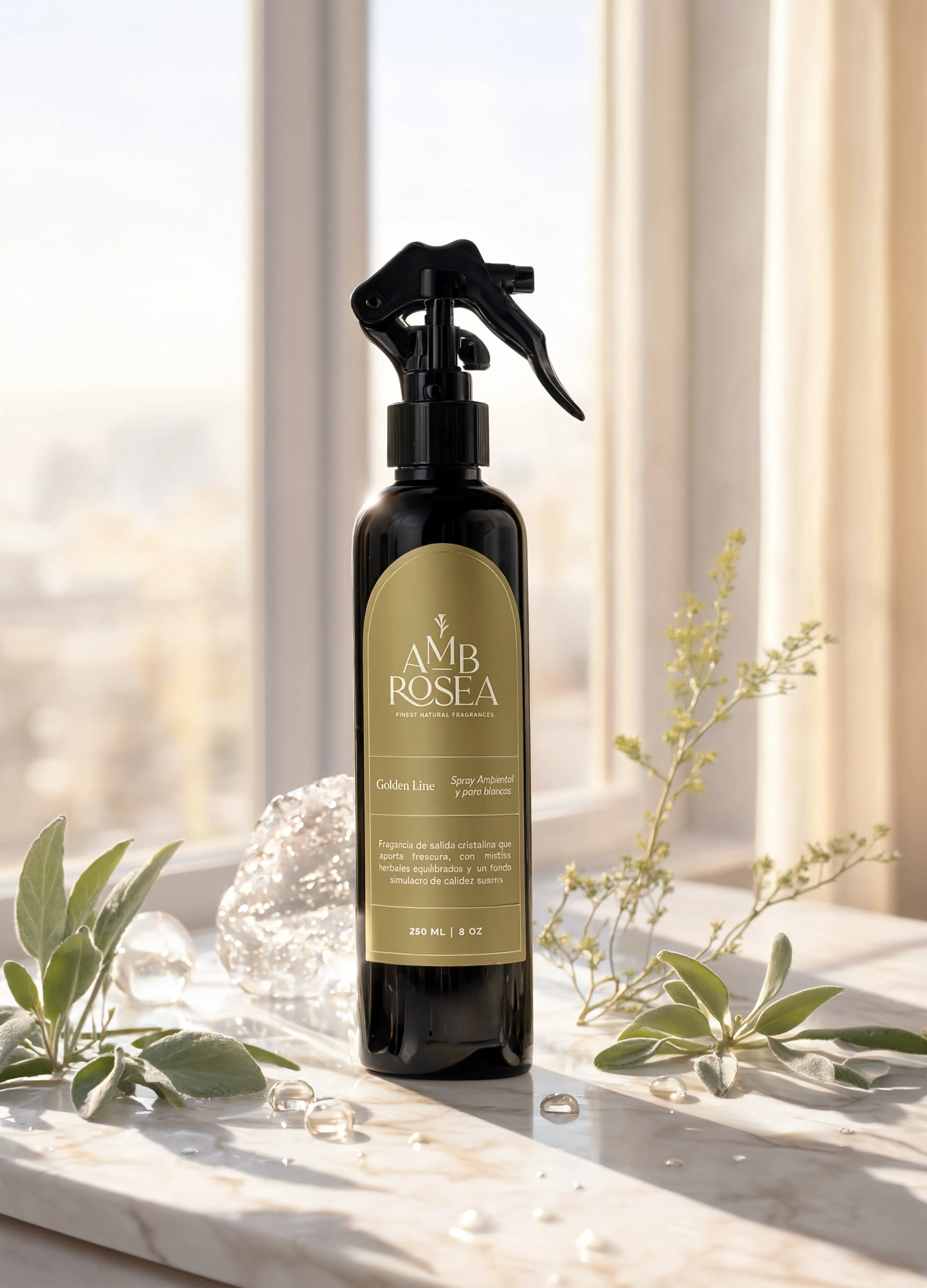 Spray ambiental y textiles | (Aroma de palacio) GOLDEN LINE