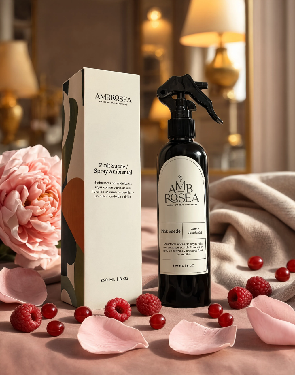 Spray Ambiental | Pink Suede (aroma DULCE)