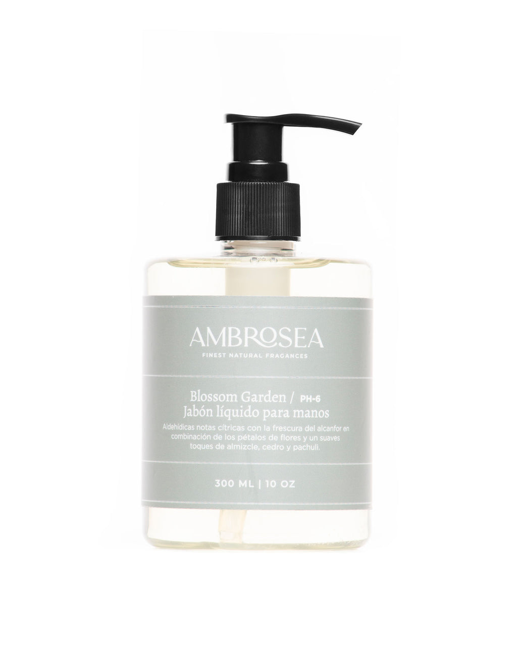 Jabón líquido para manos | Blossom Garden (aroma HERBAL Y MADEROSO)