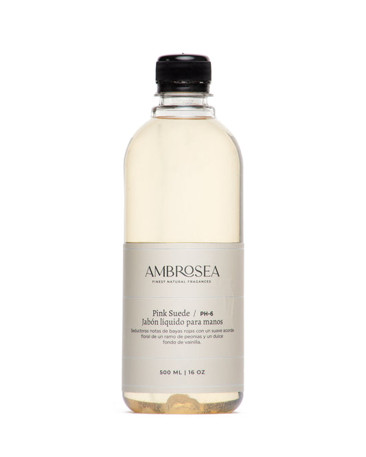 Jabón líquido para manos | Pink Suede (aroma DULCe) 500 ML