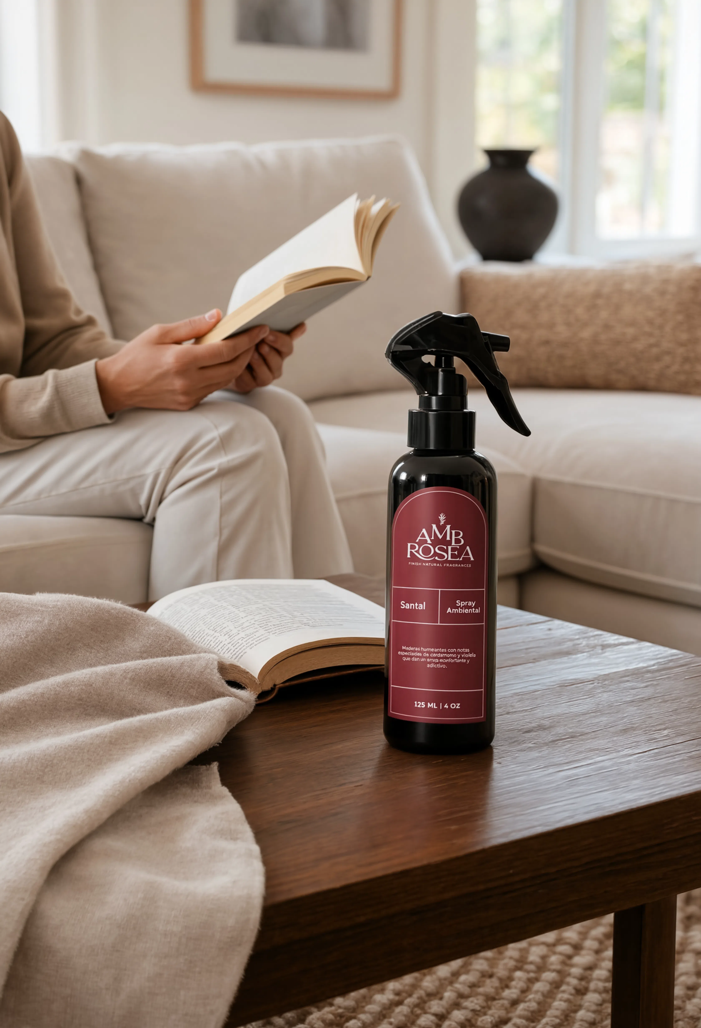 Spray Aromatizante Santal | Aroma Maderoso para Hogar