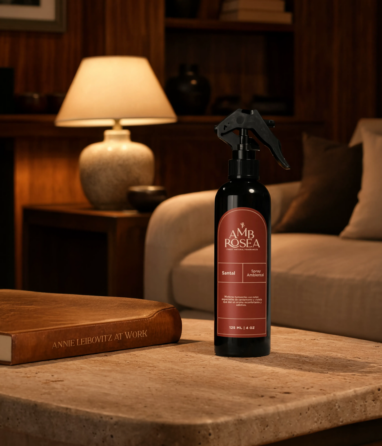 Spray Aromatizante Santal | Aroma Maderoso para Hogar