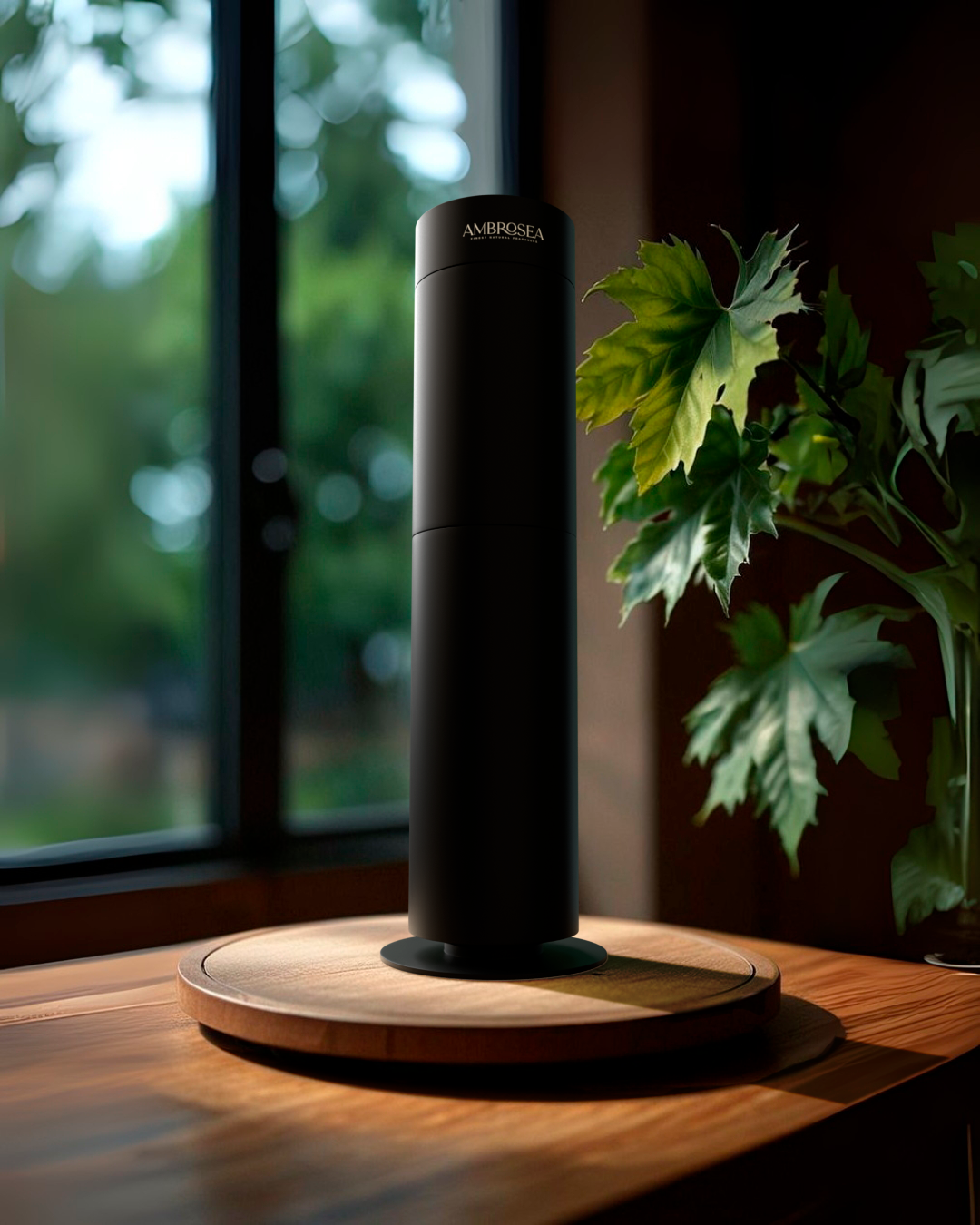 Difusor de Torre Ambrosea | Aromatización Profesional Bluetooth (120 ml)