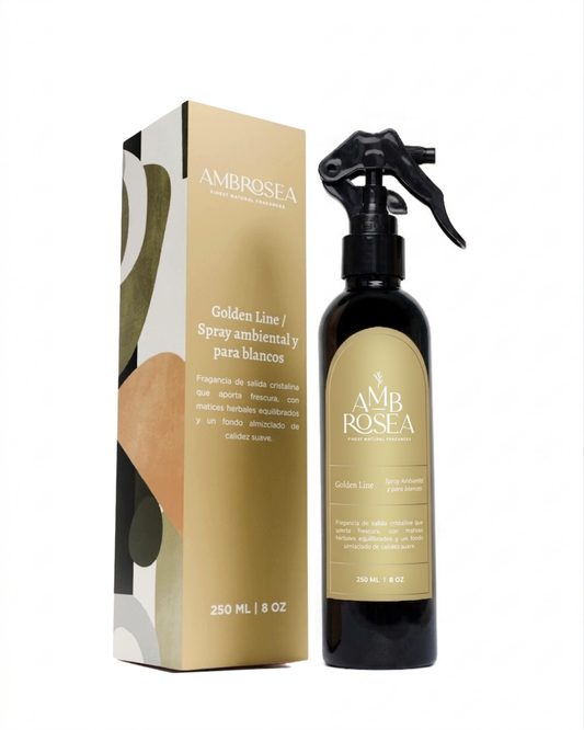Spray ambiental y textiles | (Aroma de palacio) GOLDEN LINE